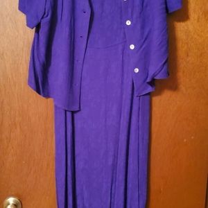Purple Dress w/Jacket